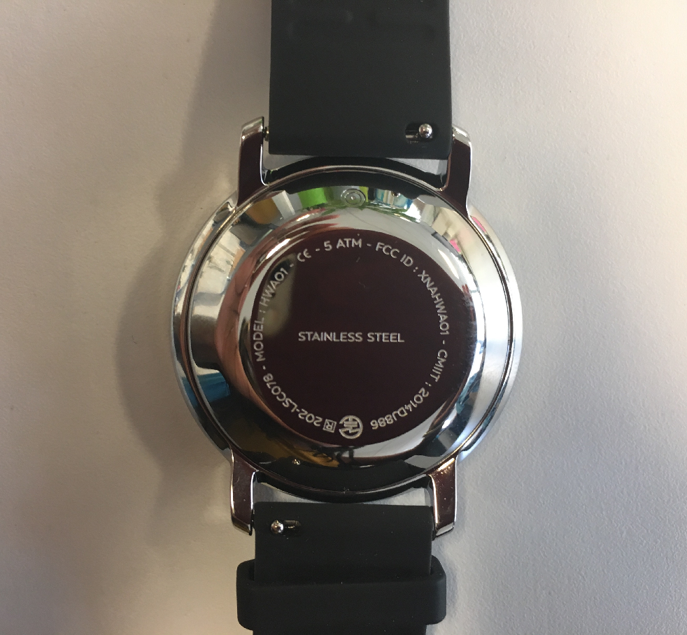 the battery of my Steel – Withings 