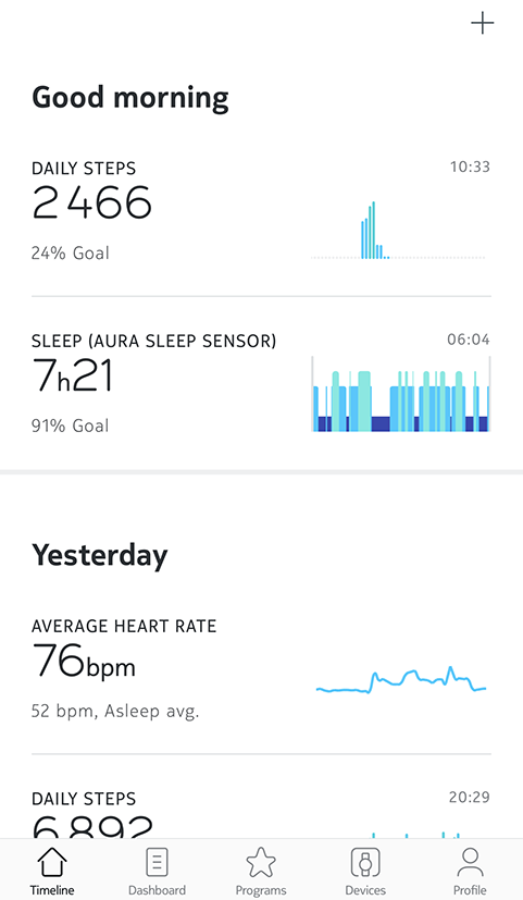 Withings steel shop hr sport app