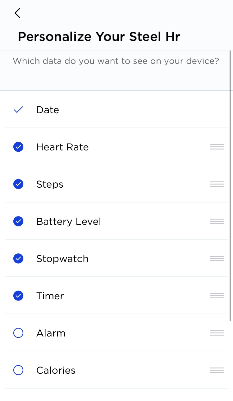 Steel HR Steel HR Sport Using the stopwatch and timer Withings Support