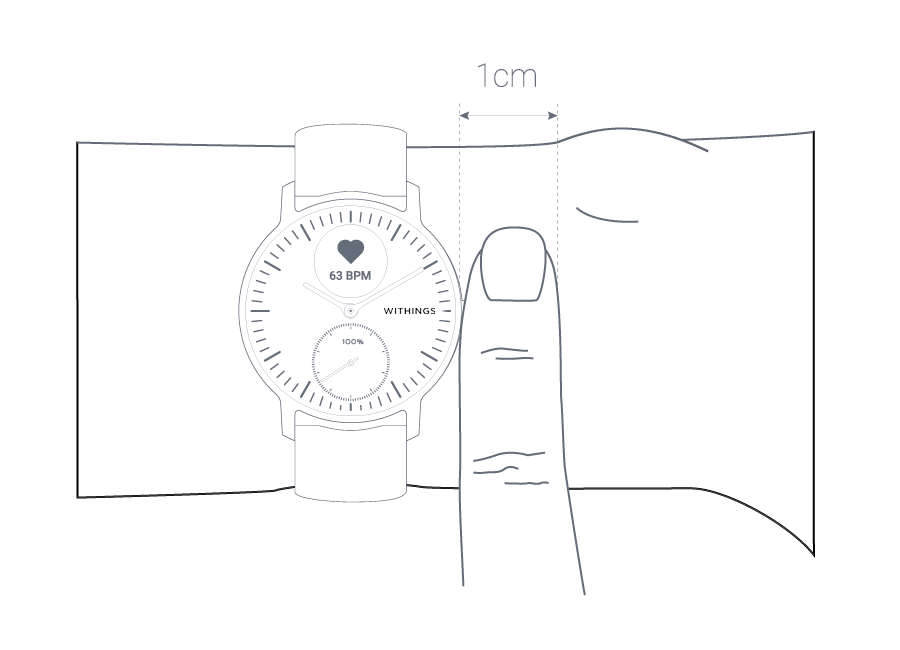 ScanWatch Performing a SpO2 measurement Withings Support