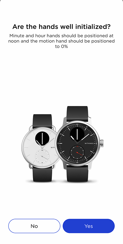 Withings watch reset sale