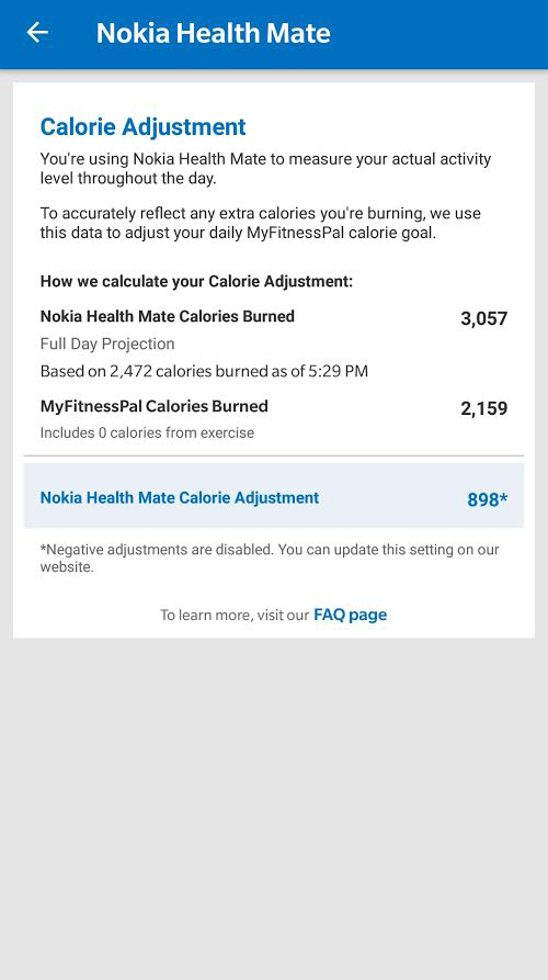 Partner Apps - Why Does MyFitnessPal Show 0 Or Negative Calories Burned ...