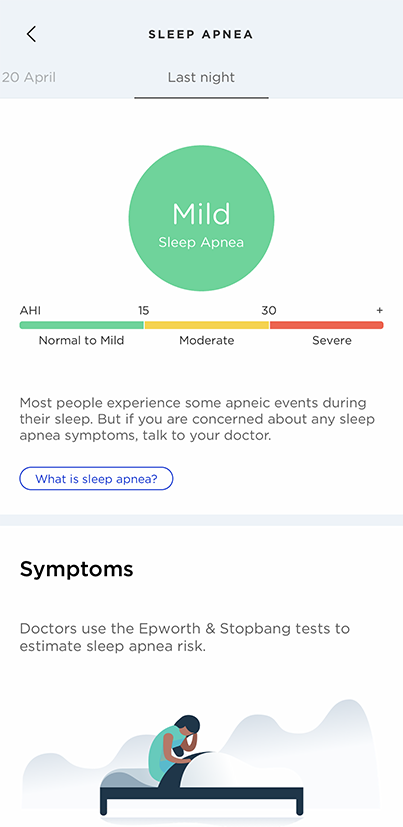 Withings scanwatch sleep online apnea